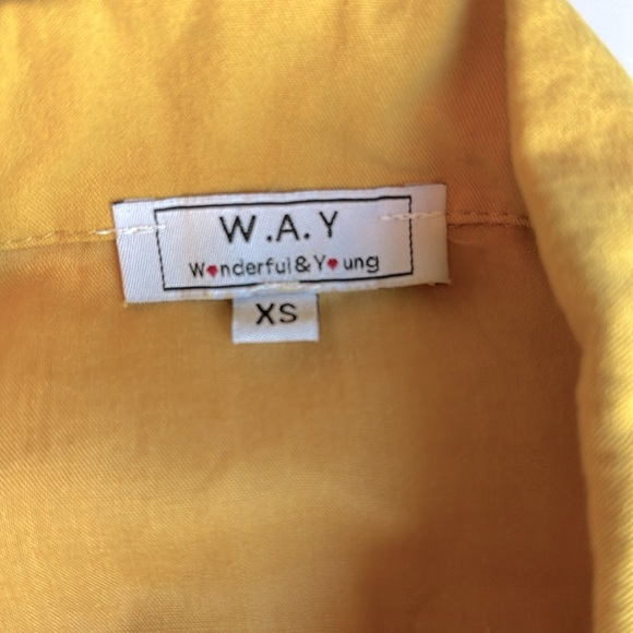 W.A.Y. Lightweight Jean jacket style with frayed detail size xs - Picture 5 of 10